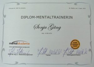 Zertifikat Mentaltrainerin 3